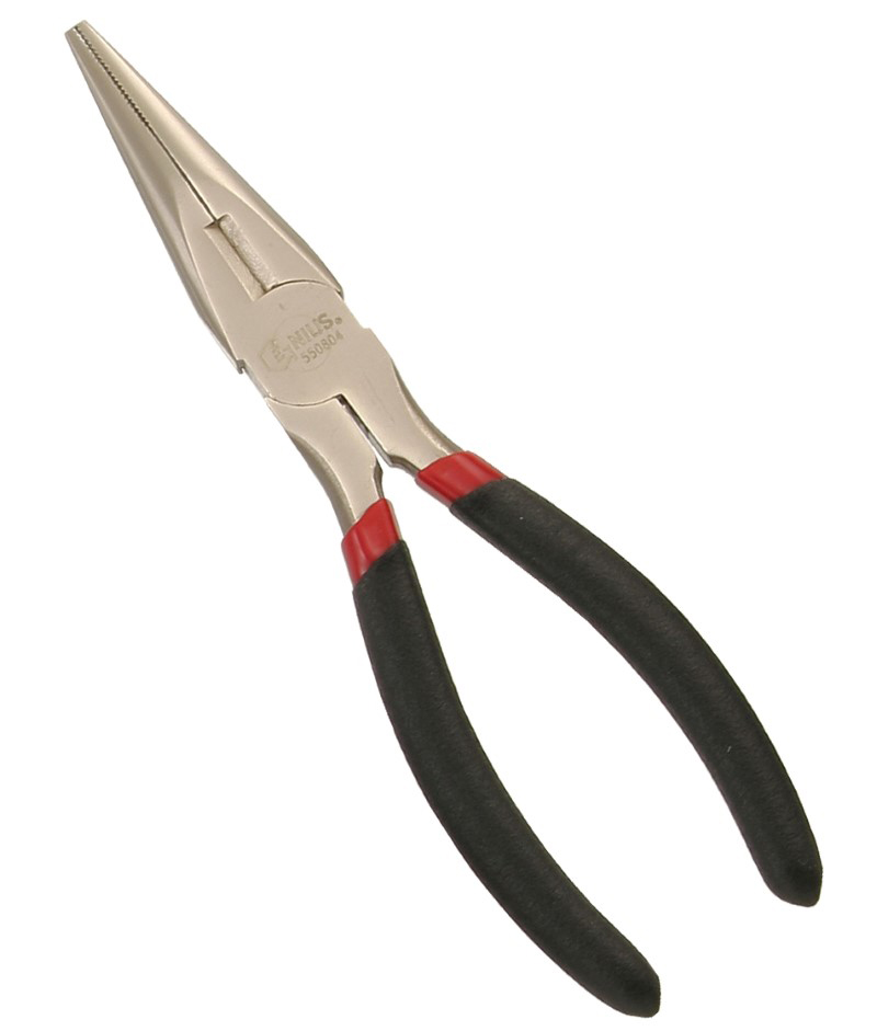 Chain Nose Pliers with Cutter 200mm(8")L Genius