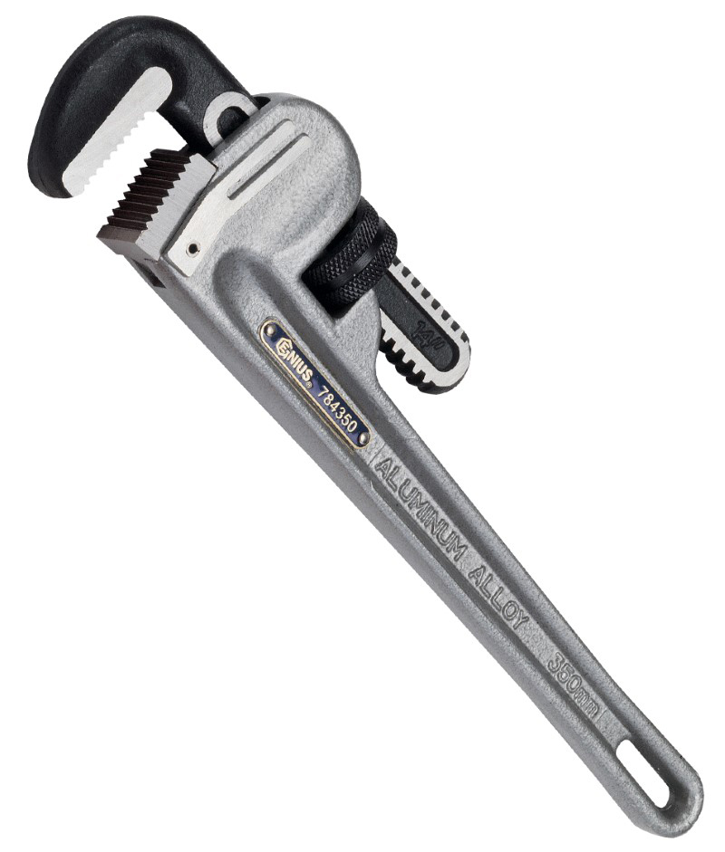 Aluminum Pipe Wrench 350mm(14")L Genius