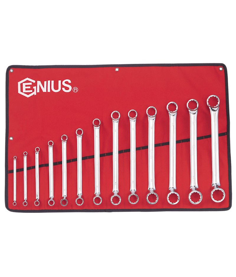 13 Piece Metric Double Ended Offset Ring Wrench Set