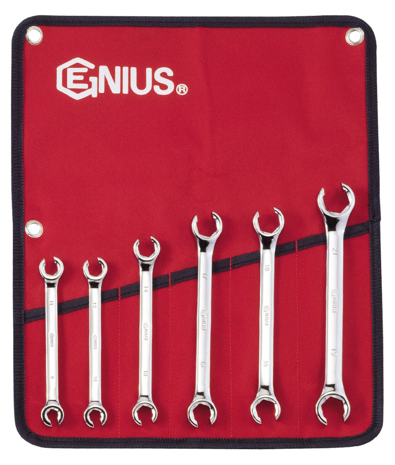 6 Piece Metric Flare Nut Wrench Set