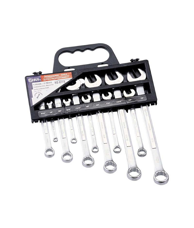 11 Piece SAE Combination Wrench Set