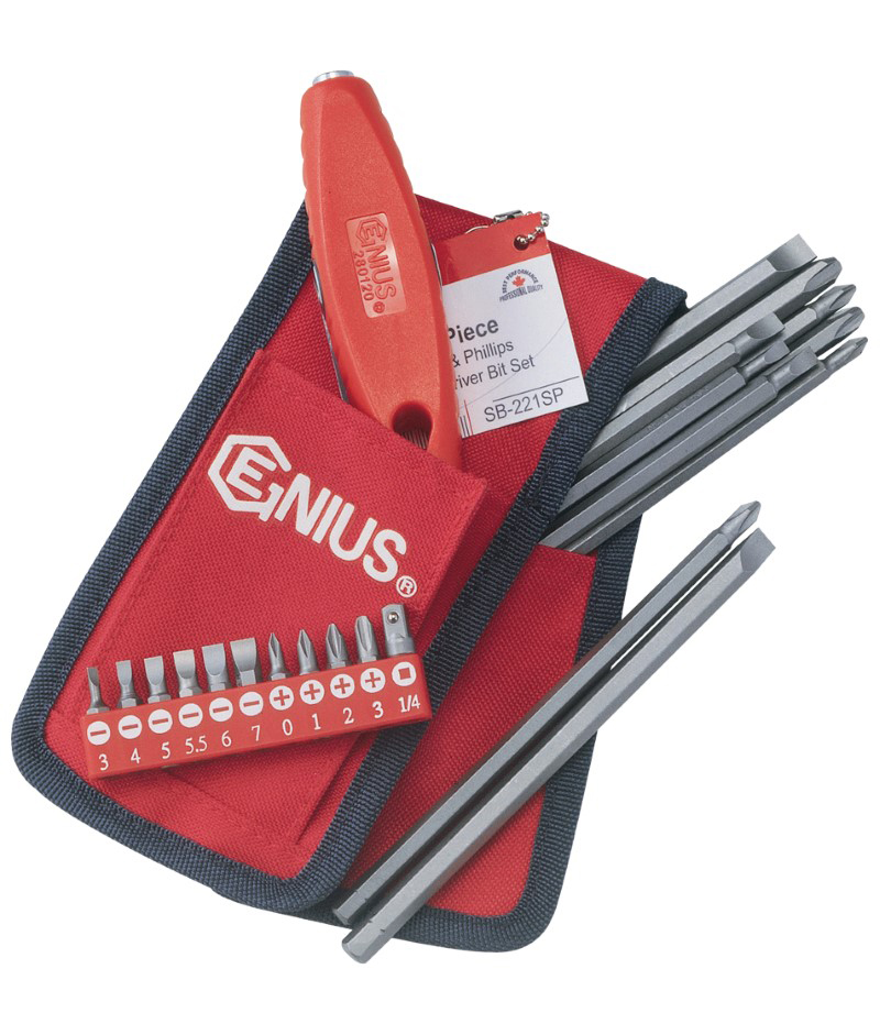 21 Piece Slotted & Philips Screwdriver Bit Set