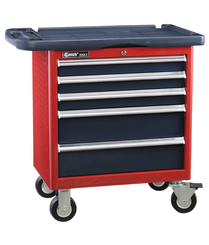 5 Drawer Roller Cabinet with Top Tray