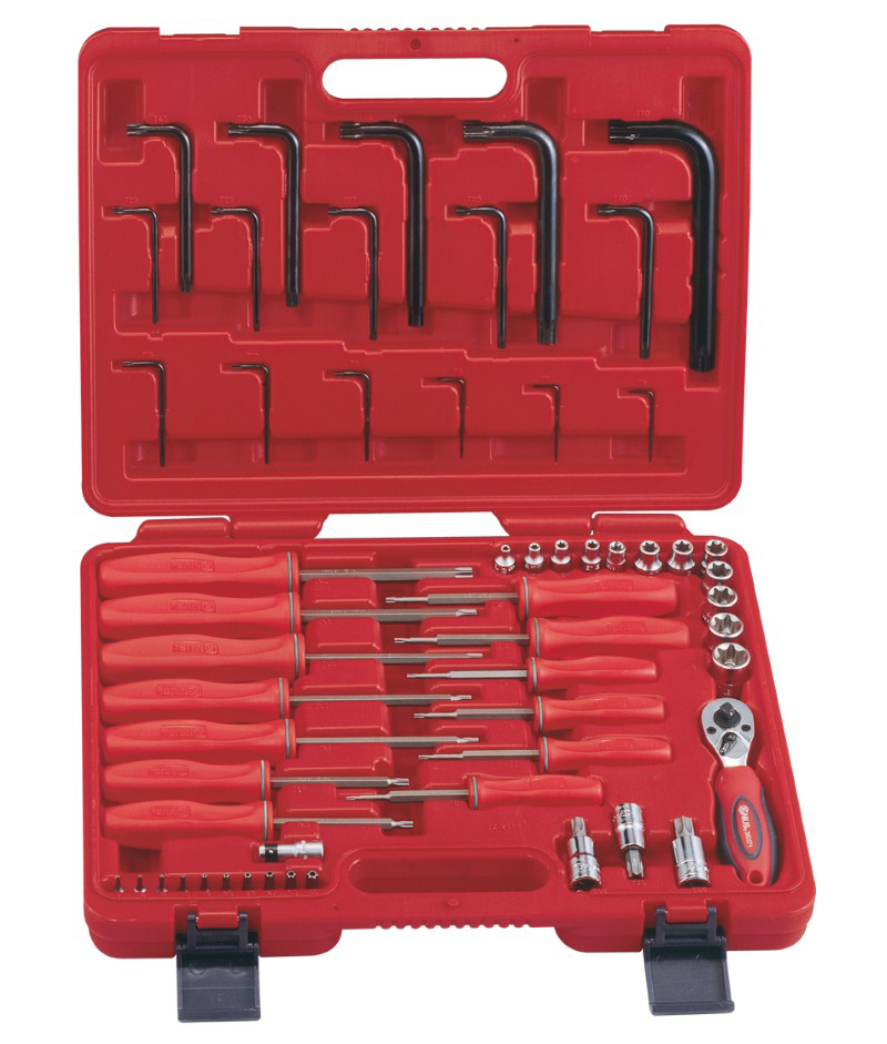 56 Piece Complete Star Type Wrench Kit