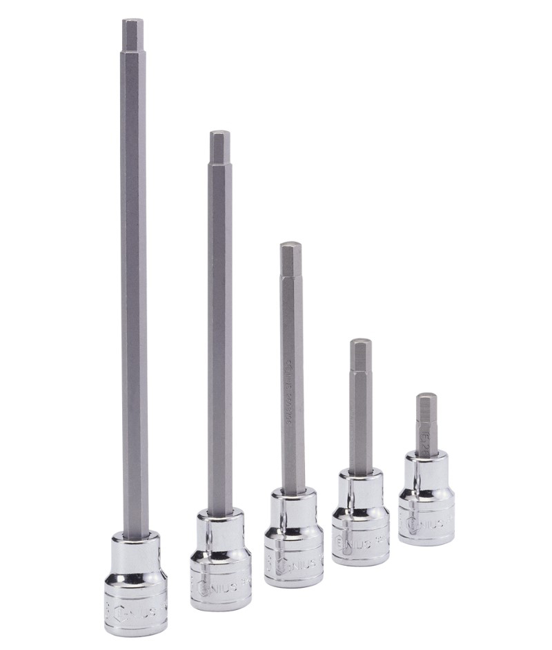 1/2" Dr. 5/16" Hex Bit Socket 80mmL Genius