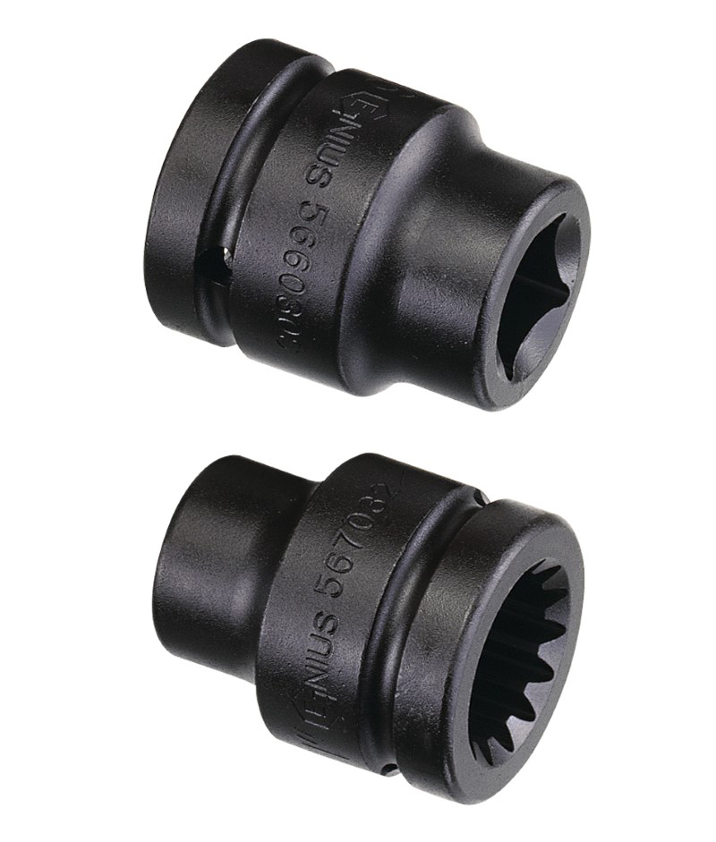 5 Spline Dr. 19mm Budd Wheel Impact Socket Genius