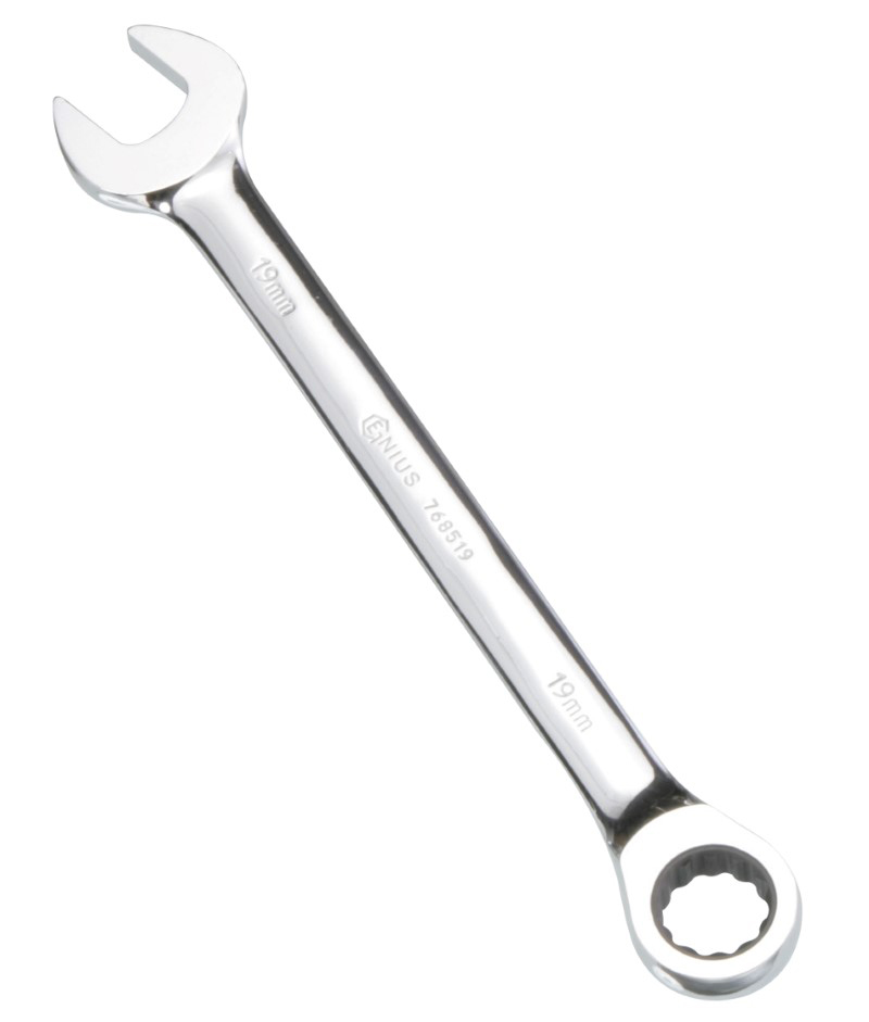 9/16" Combination Ratcheting Wrench 193mmL Genius