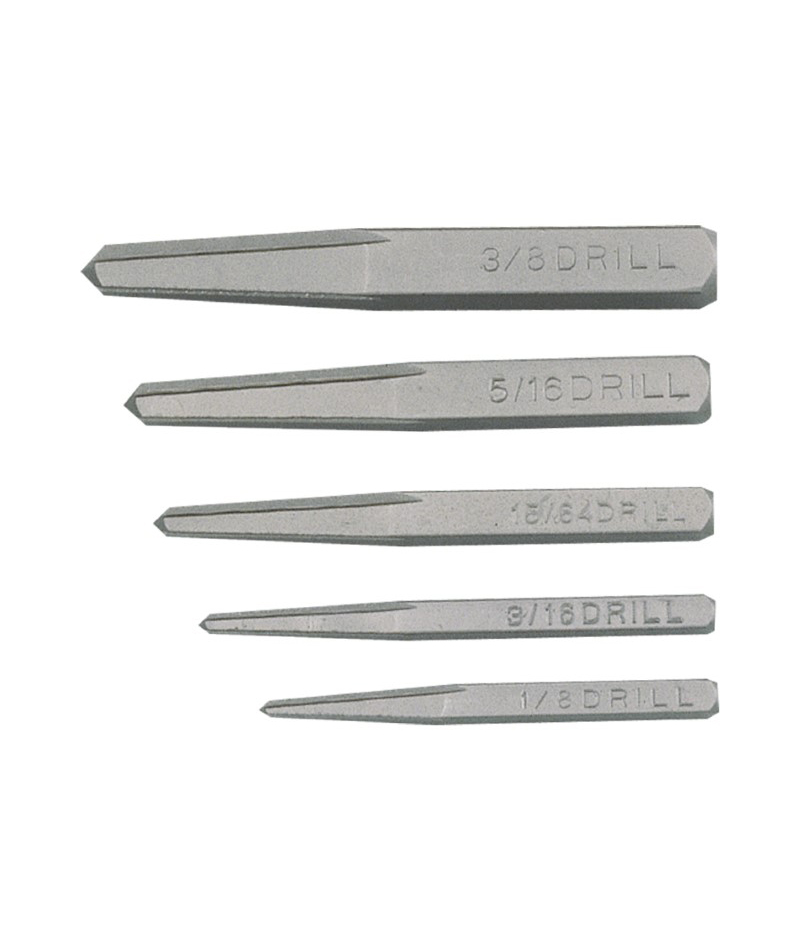 5 Piece Taper Bit Extractor Set Genius
