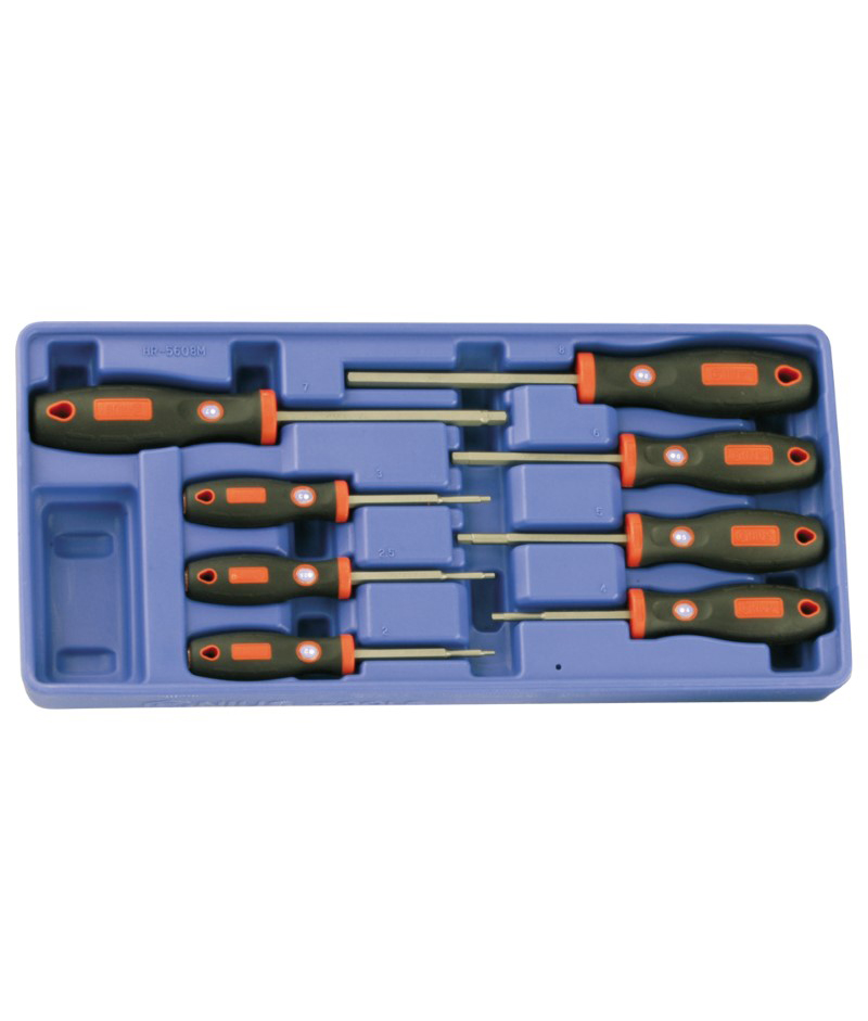8 Piece Metric Hex Screwdriver Set Genius