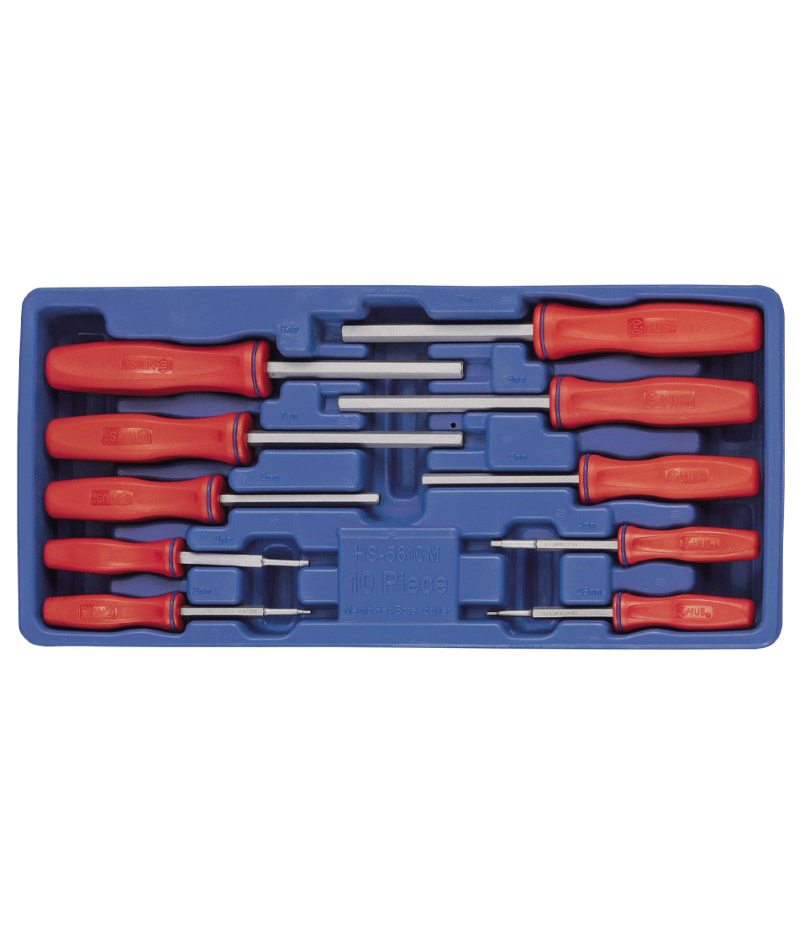 10 Piece Metric Hex Screwdriver Set Genius