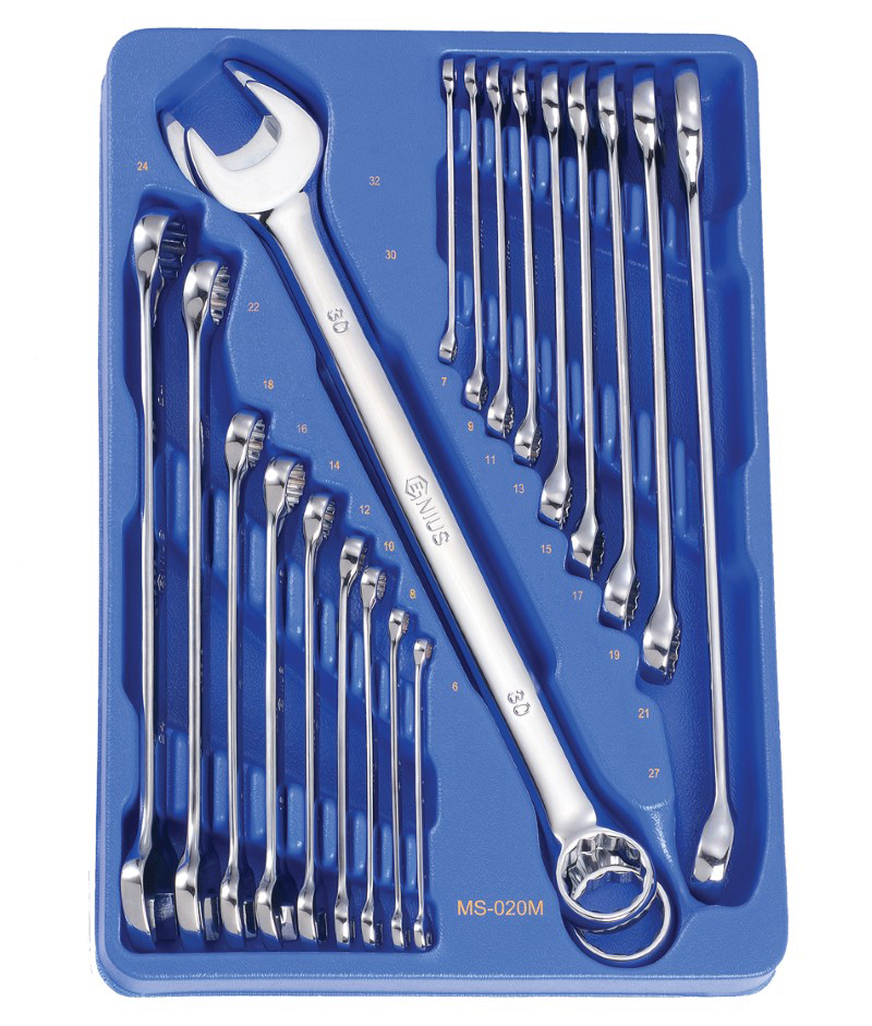 20 Piece Metric Combination Wrench Set