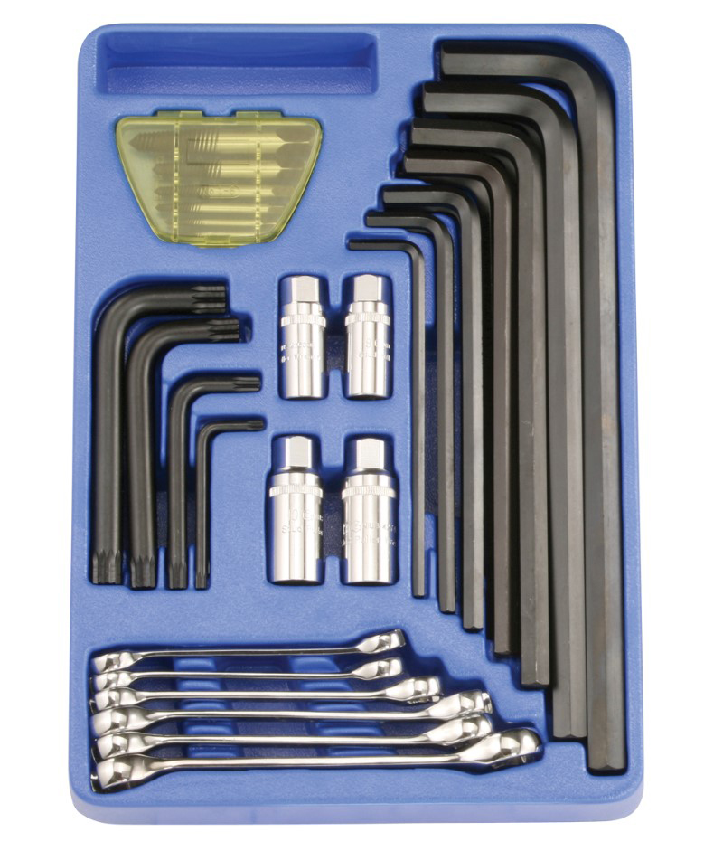 35 Piece Flare Nut & L-Shaped Wrench Set
