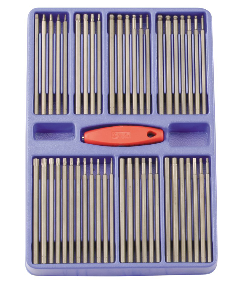 48 Piece Hex, Star, Triple Square & Square Screwdriver Bit Set Genius