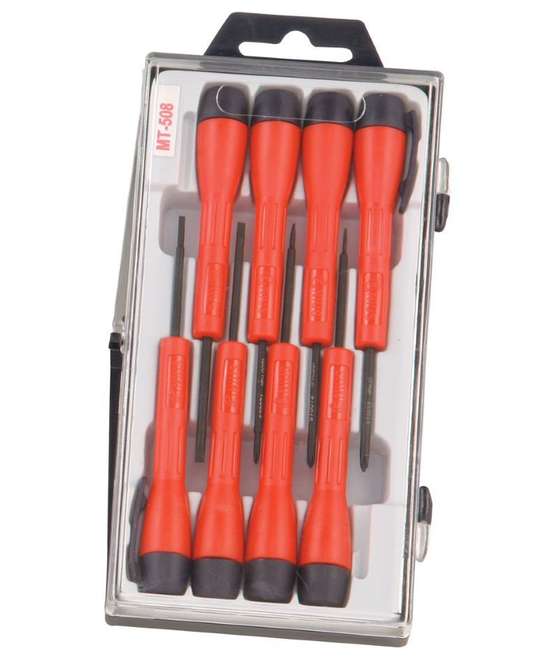 8 Piece Slotted & Philips Micro-Tech Screwdriver Set