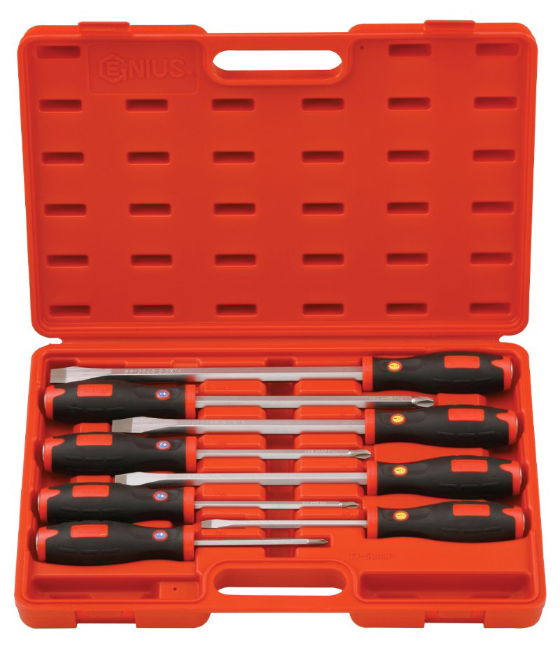 8 Piece Slotted & Philips Tang-Thru Screwdriver Set
